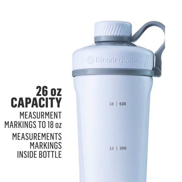 Blender Bottle Radian Stainless Steel Bottle with Wire Whisk, 26 Oz, Matte Black - Picture 3 of 15